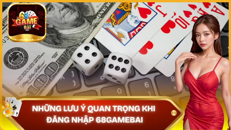 Lưu ý quan trọng khi đăng nhập 68gamebai